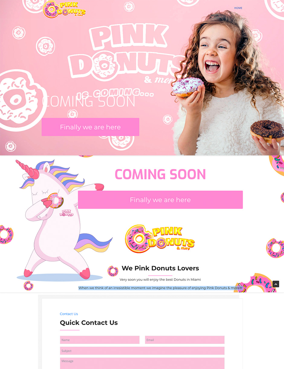 Pink Donuts and More