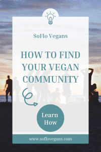 how to find a vegan community